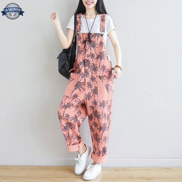 Vintage Overalls Pink Female Akita