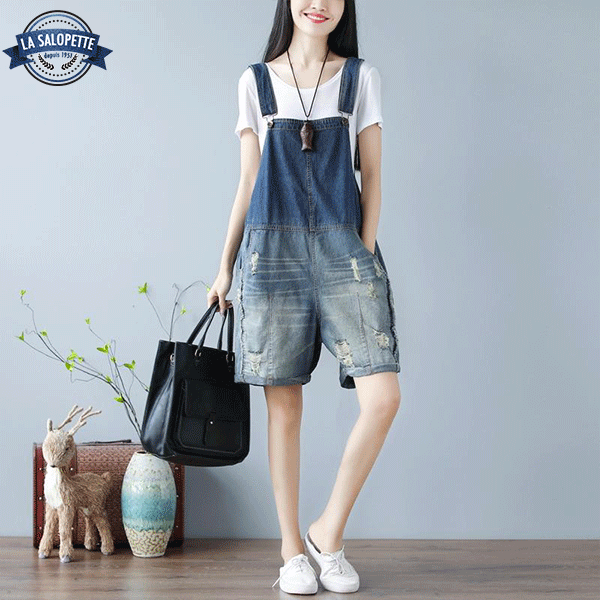 Short Overalls Shinjuku Jeans