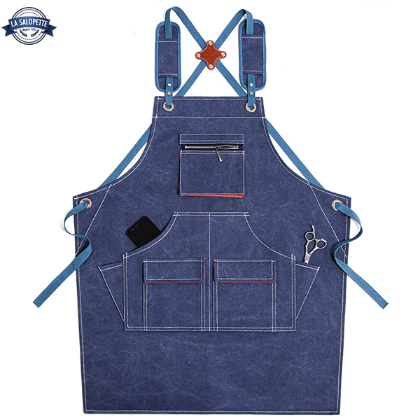 Blue Kitchen Apron