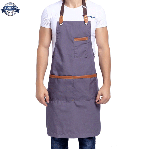 Purple Zinzolin Kitchen Apron