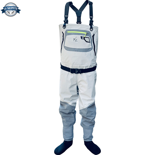 Fishing Waders with Trout